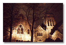 Bethlehem Church at night, Ann Arbor