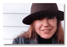 Pinky, Ann Arbor, MI  her porch, 1991?