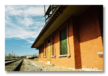 Ypsilanti train depot, spring 2005